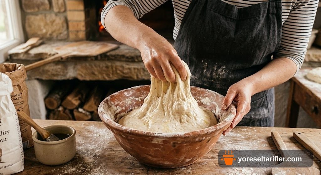 Yumuşacık Taş Fırın Ekmegi Tarifi — Adım 3