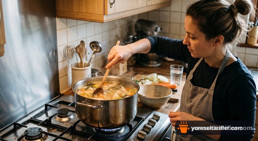 Yumuşacık Tavuk Paçası Çorbası Tarifi — Adım 2