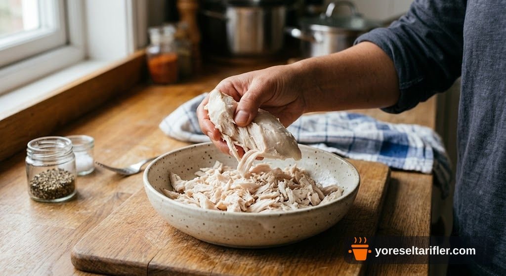 Yumuşacık Tavuklu Poğaça Tarifi — Adım 3