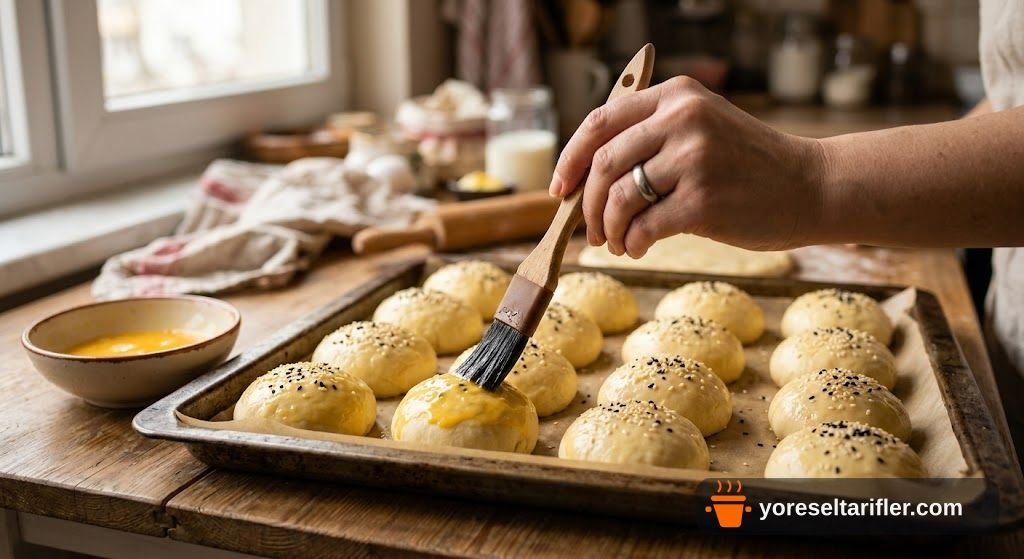Yumuşacık Tavuklu Poğaça Tarifi — Adım 6