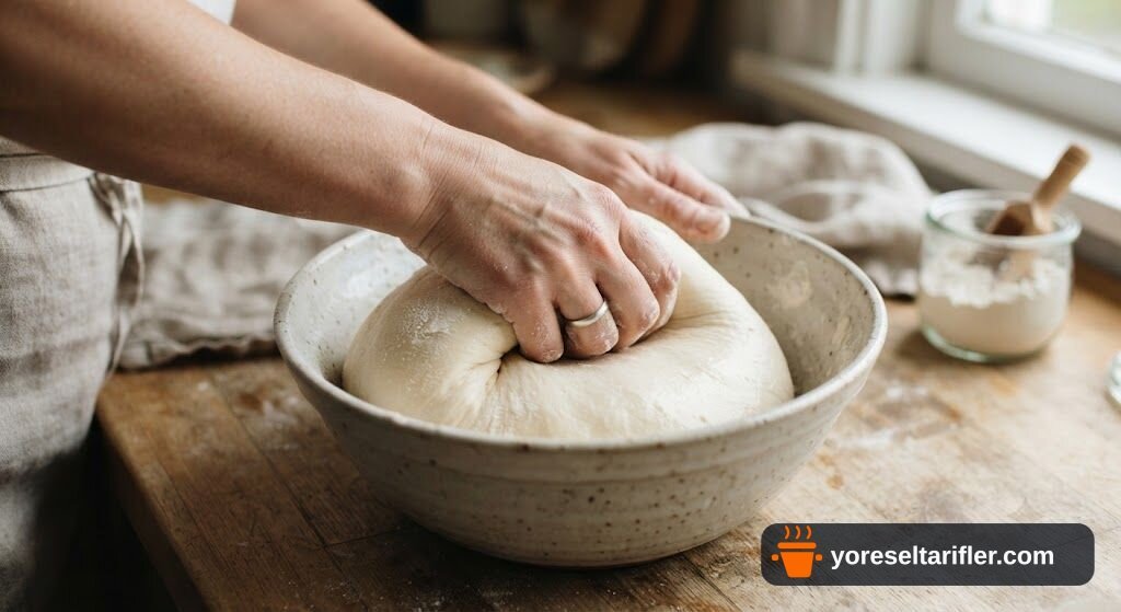 Yumuşacık Tepsi Poğaçası Tarifi — Adım 1