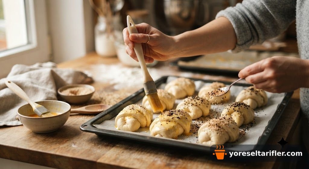 Yumuşacık Tereyağlı Hamburger Ekmeği Tarifi — Adım 8