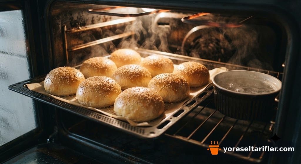 Yumuşacık Tereyağlı Hamburger Ekmeği Tarifi — Adım 9