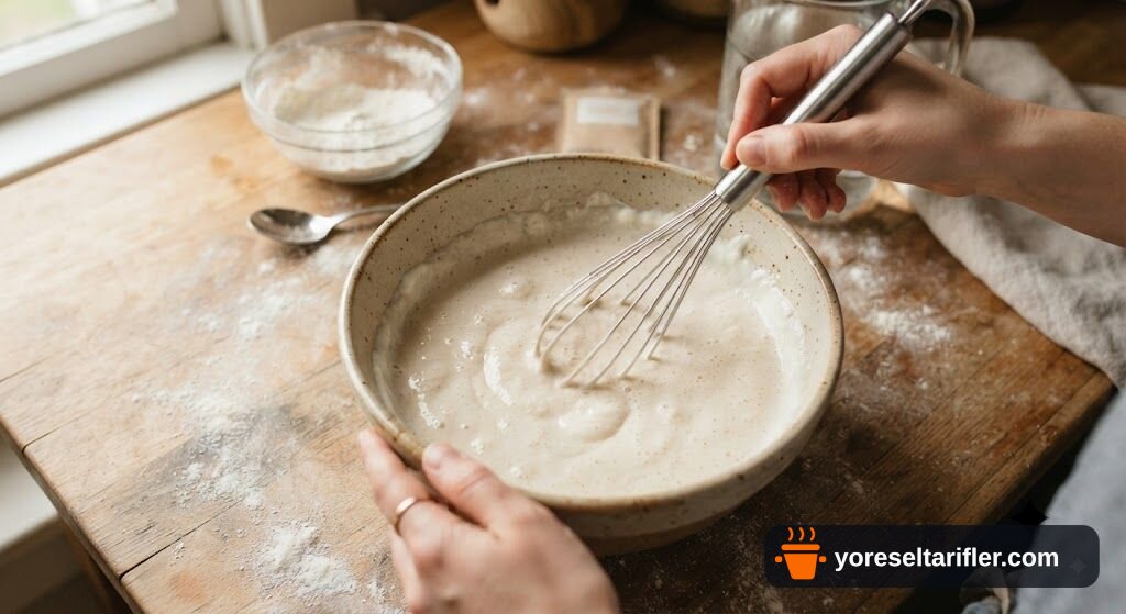 Yumuşacık Yağlı Bazlama Tarifi — Adım 1