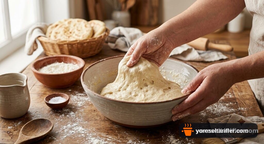 Yumuşacık Yağlı Bazlama Tarifi — Adım 2