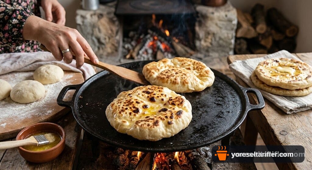 Yumuşacık Yağlı Bazlama Tarifi — Adım 7