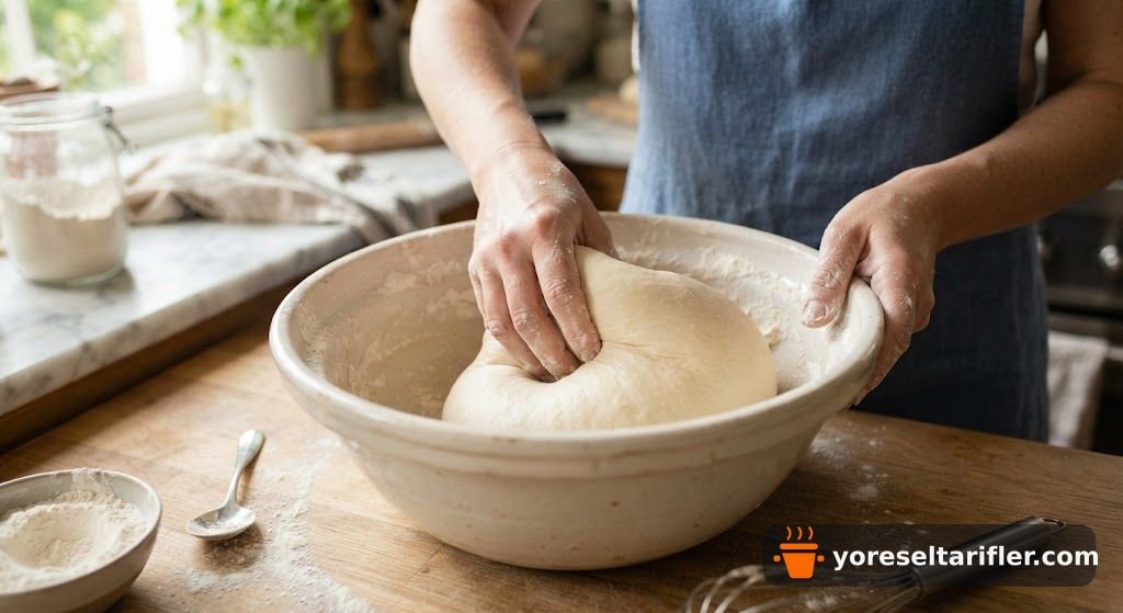 Yumuşak Dokulu Dağ Kekikli Margarita Pizza Tarifi — Adım 1