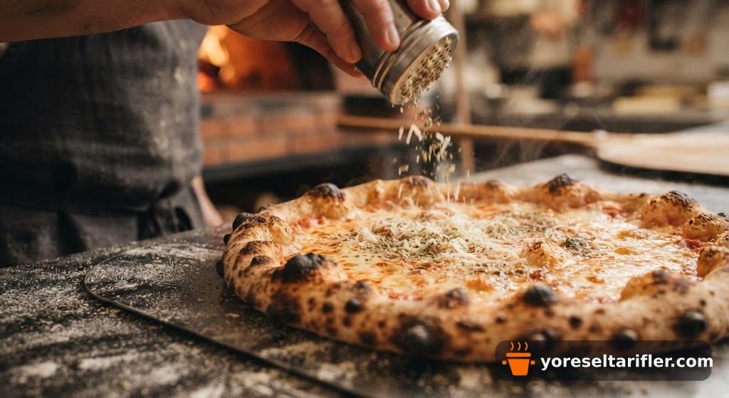 Yumuşak Dokulu Dağ Kekikli Margarita Pizza Tarifi — Adım 6