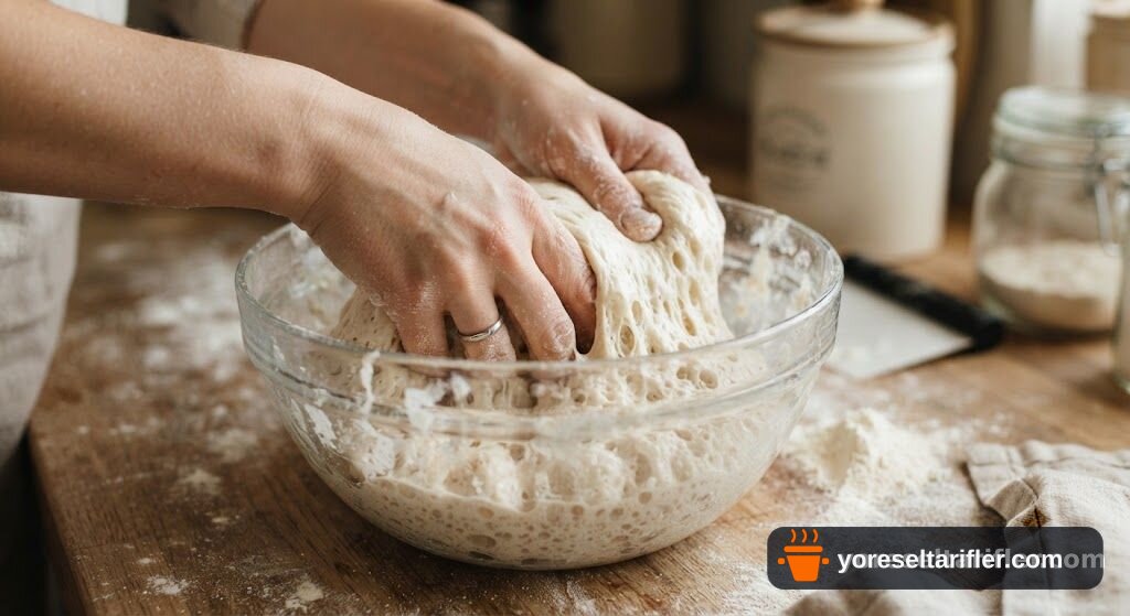 Zerdeçallı Altın Kırışık Ekmek Tarifi — Adım 3