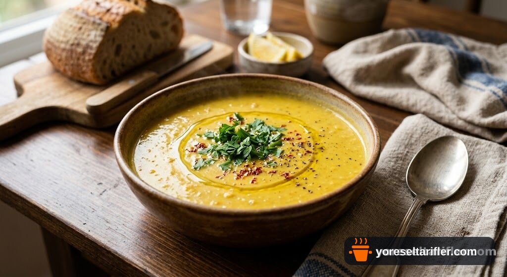 Zerdeçallı Kremalı Mercimek Çorbası Tarifi — Adım 5