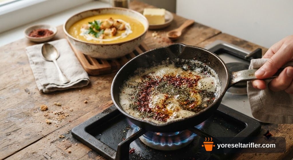 Zerdeçallı Kremalı Mercimek Çorbası Tarifi — Adım 8