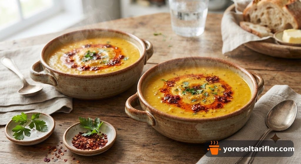 Zerdeçallı Kremalı Mercimek Çorbası Tarifi — Adım 9