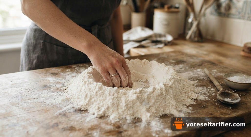 Zeytinyağlı Biberiyeli Focaccia Tarifi — Adım 1