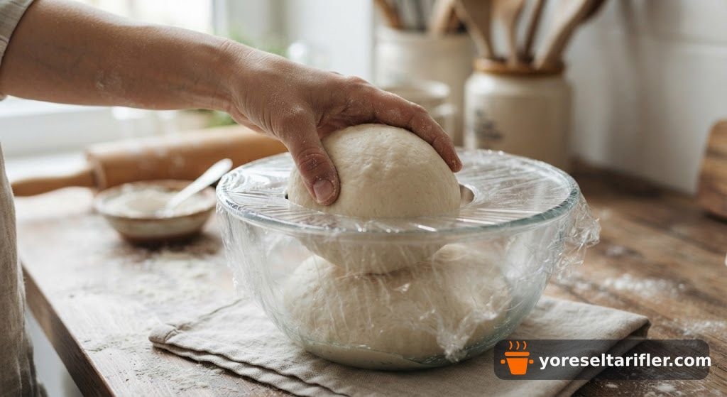 Zeytinyağlı Biberiyeli Focaccia Tarifi — Adım 5