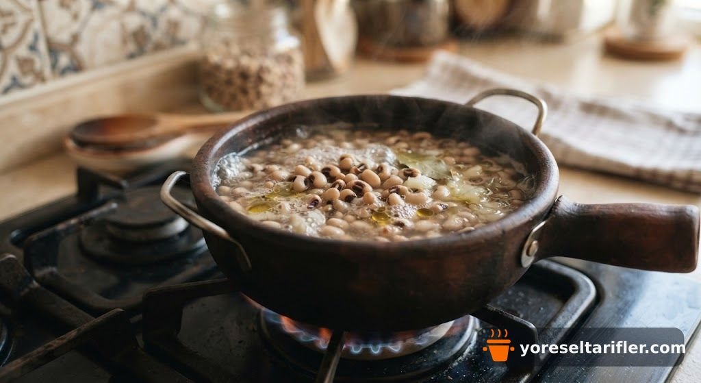 Zeytinyağlı Börülce Pilaki Tarifi — Adım 4