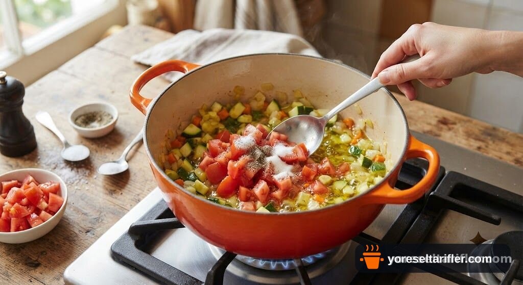Zeytinyağlı Yumuşacık Kabak Yemeği Tarifi — Adım 4