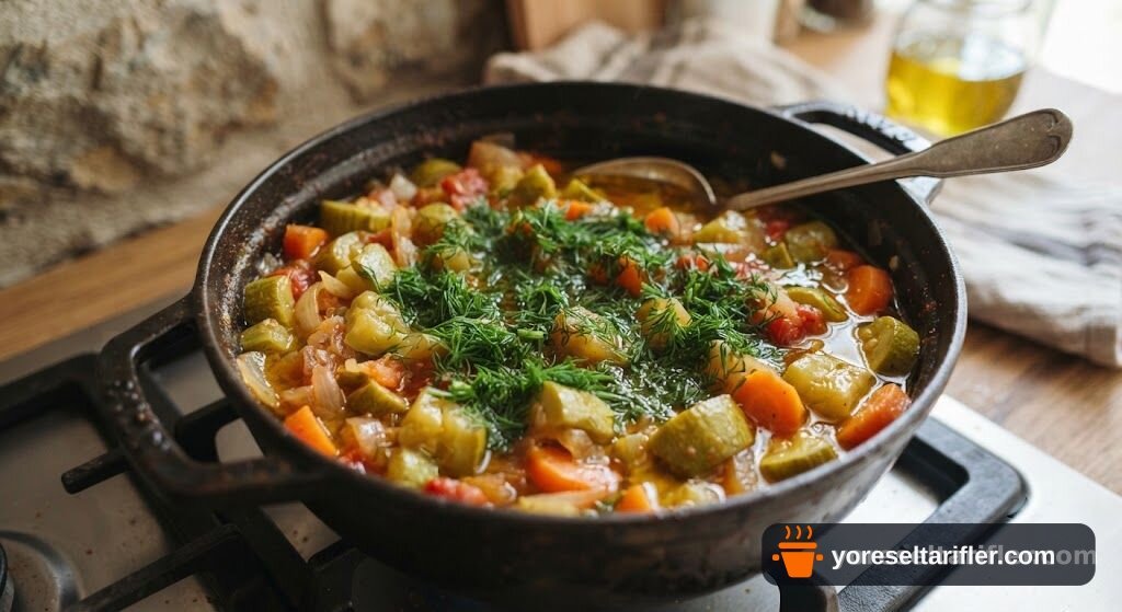 Zeytinyağlı Yumuşacık Kabak Yemeği Tarifi — Adım 6