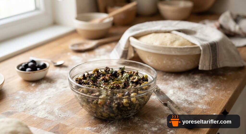 Zeytinyağlı Yumuşak Rulo Poğaça Tarifi — Adım 2