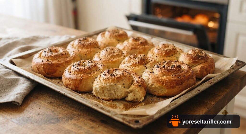 Zeytinyağlı Yumuşak Rulo Poğaça Tarifi — Adım 8